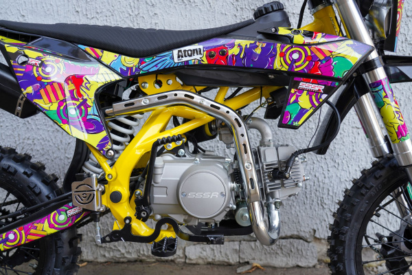 Питбайк SSSR (СССР) ATOM ION 125 Yellow Orbit | Мототека