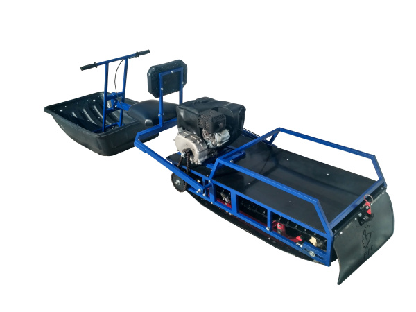 Мотобуксировщик с санным модулем Снежный регион Альбатрос XL 8 Loncin 8.5 л.с., с фарой, склизы