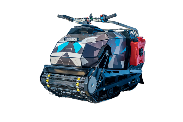 Мотобуксировщик Спутник PRO MAX стандарт 15 л.с.. катковая | Мототека