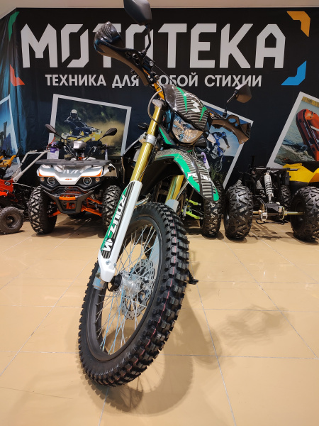 Мотоцикл кроссовый / эндуро ROLIZ (Ролиз) SPORT - 003 RRC (ZS172FMM-5 Big Bore) зеленый/чёрный с ПТС | Мототека